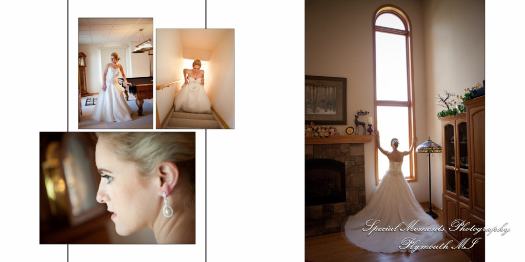 Fine Art Classic Design - Holly & Joseph at a backyard tent wedding album photography