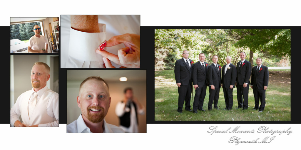 Fine Art Classic Design - Holly & Joseph at a backyard tent wedding album photography