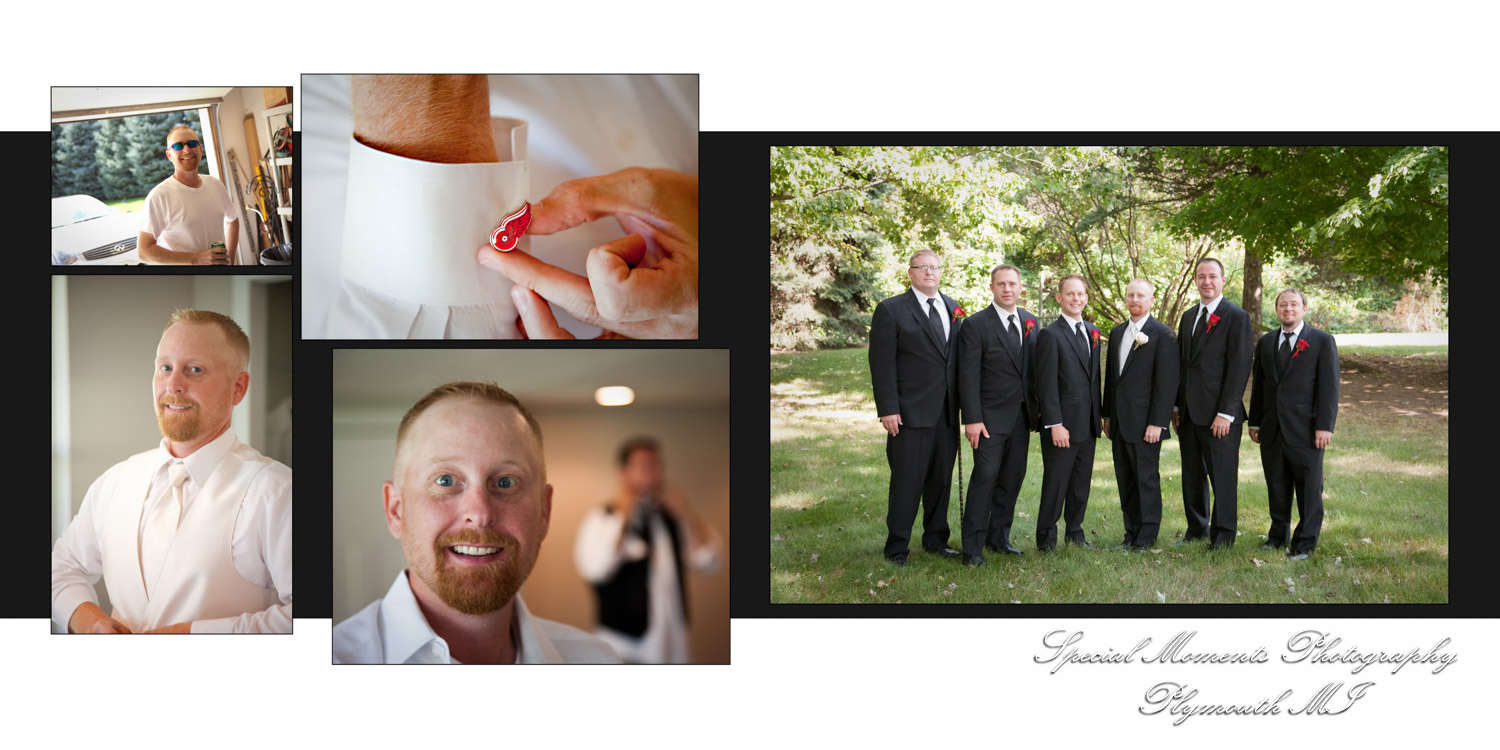 Fine Art Classic Design - Holly & Joseph at a backyard tent wedding album photography