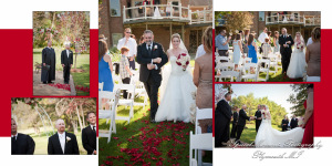 Fine Art Classic Design - Holly & Joseph at a backyard tent wedding album photography