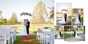 Fine Art Classic Design - Holly & Joseph at a backyard tent wedding album photography