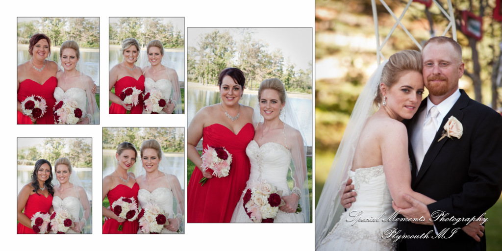 Fine Art Classic Design - Holly & Joseph at a backyard tent wedding album photography