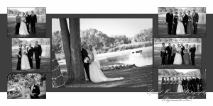 Fine Art Classic Design - Holly & Joseph at a backyard tent wedding album photography