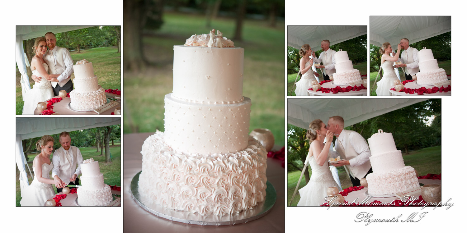 Fine Art Classic Design - Holly & Joseph at a backyard tent wedding album photography