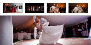 Fine Art Classic Design - Holly & Joseph at a backyard tent wedding album photography