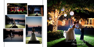 Fine Art Classic Design - Holly & Joseph at a backyard tent wedding album photography
