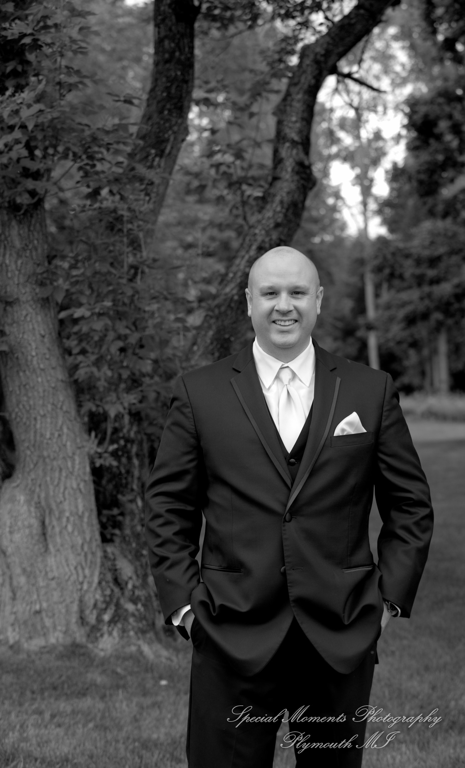 Krystal & Brian at Wellers East Garden Saline MI wedding photograph