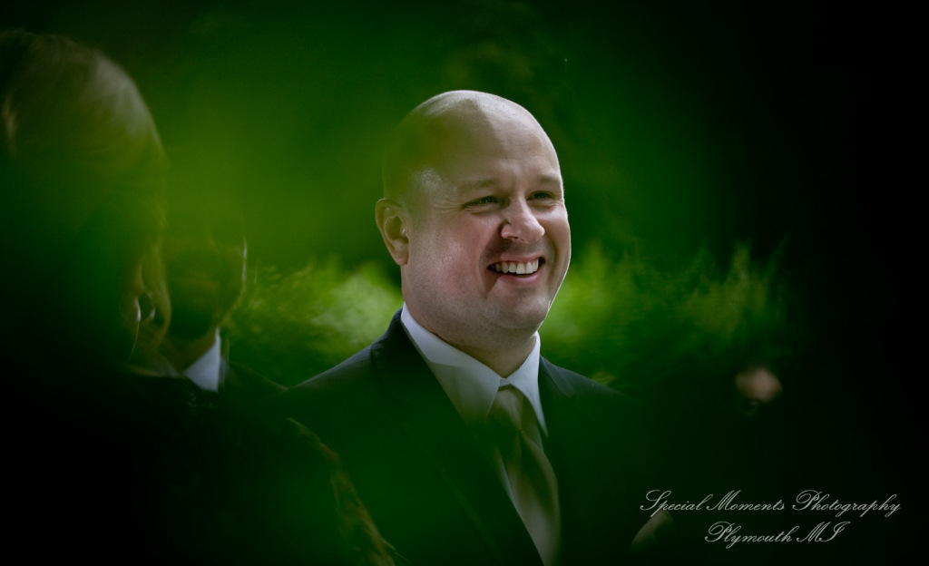 Krystal & Brian at Wellers East Garden Saline MI wedding photograph