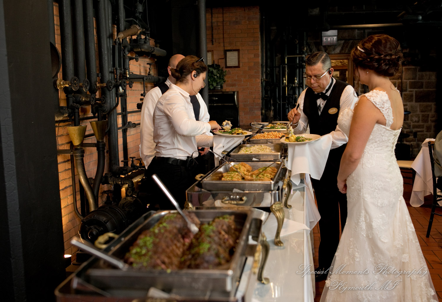 Krystal & Brian at Wellers Raisin River Rm Saline MI wedding photograph