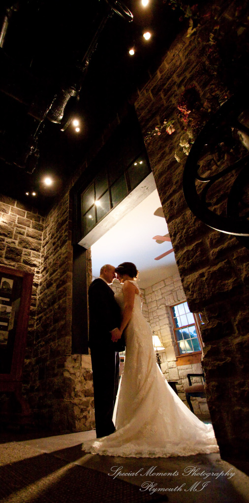 Krystal & Brian at Wellers Raisin River Rm Saline MI wedding photograph