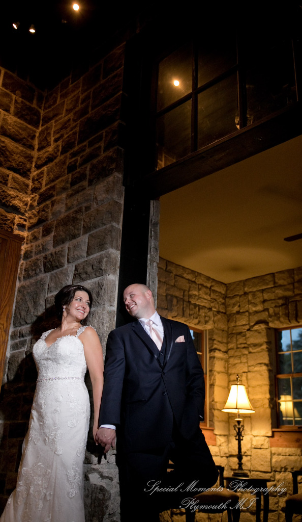 Krystal & Brian at Wellers Raisin River Rm Saline MI wedding photograph