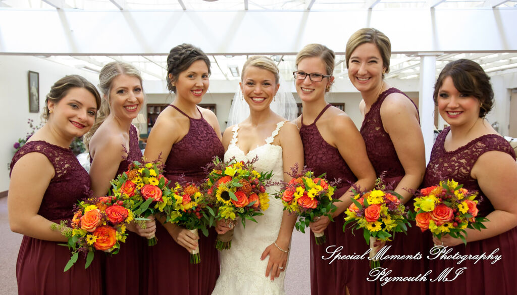 Leanne & Daniel at Christ the King Lutheran Southgate MI wedding photograph