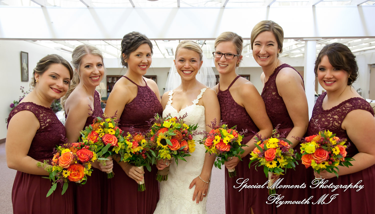 Leanne & Daniel at Christ the King Lutheran Southgate MI wedding photograph
