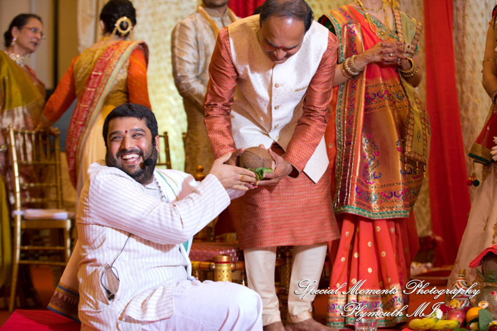 5 Star - Monica & Nikhil at Sheraton Detroit Novi Hotel MI Hindu wedding photography