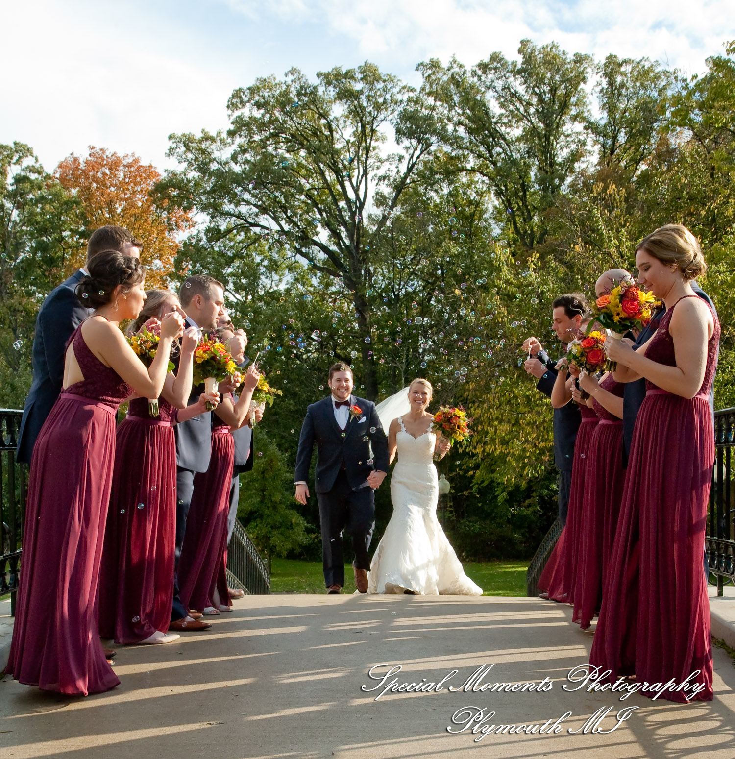 Leanne & Daniel at Elizabeth Park Trenton MI wedding photograph