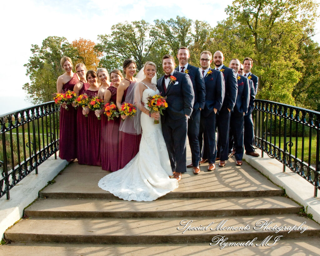 Leanne & Daniel at Elizabeth Park Trenton MI wedding photograph