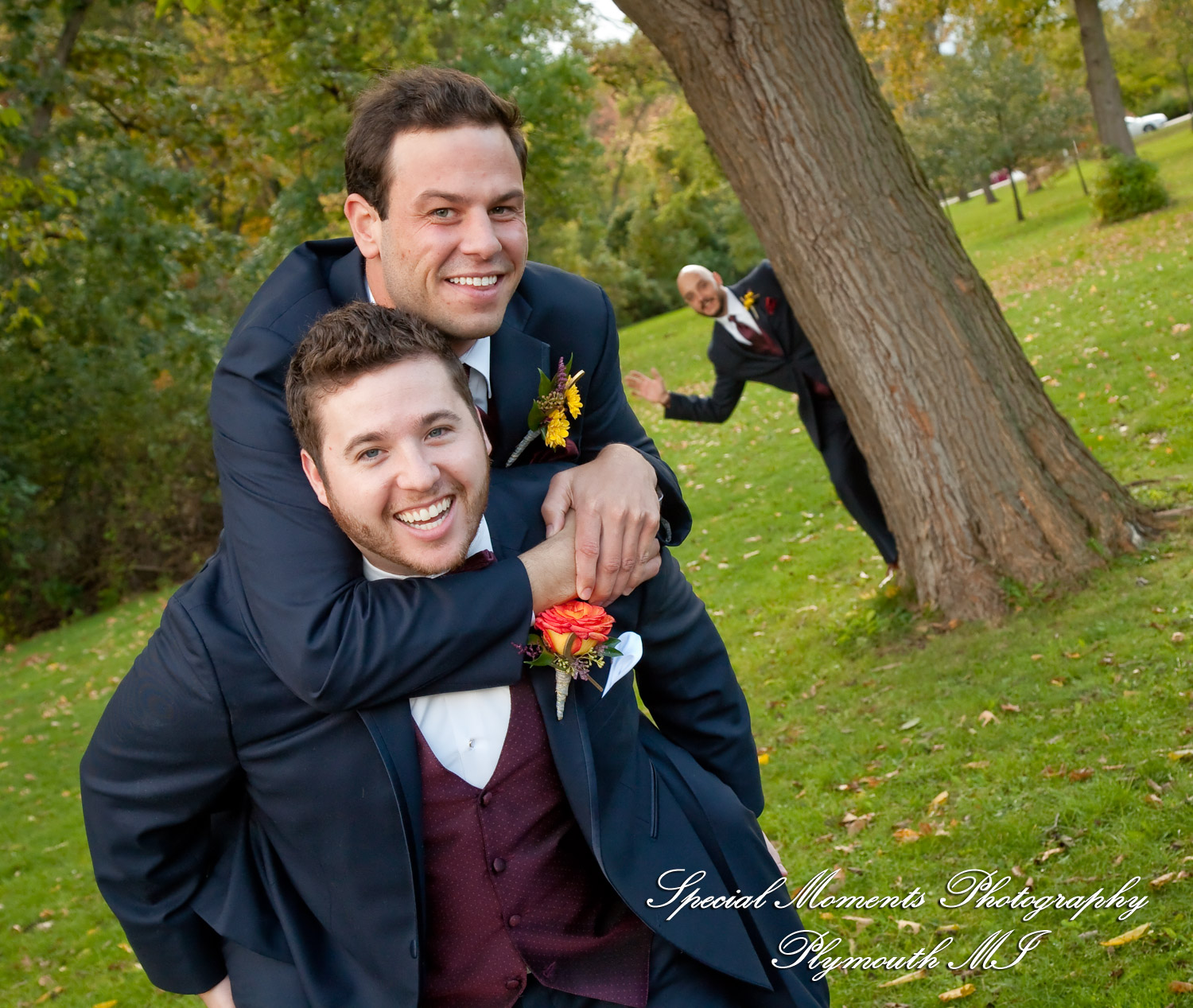 Leanne & Daniel at Elizabeth Park Trenton MI wedding photograph