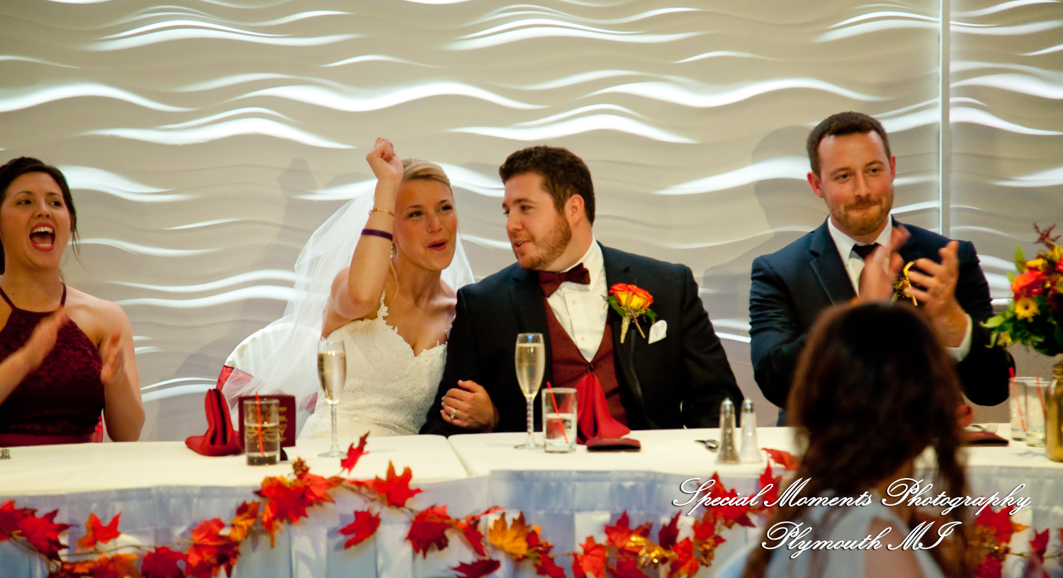Leanne & Daniel at Arnaldo's Banquet Center Riverview MI wedding photograph