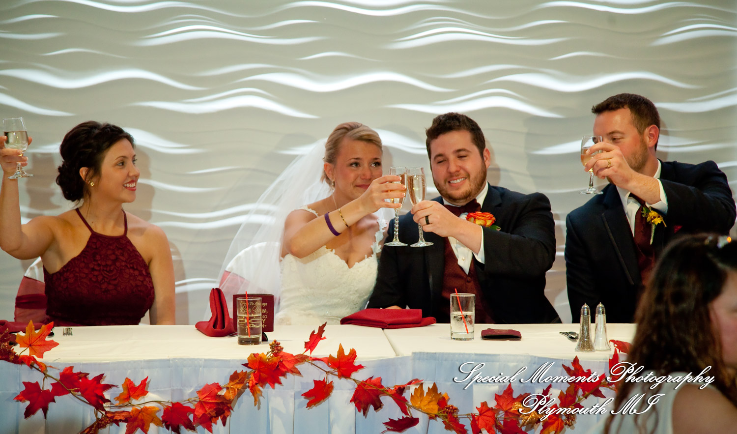 Leanne & Daniel at Arnaldo's Banquet Center Riverview MI wedding photograph