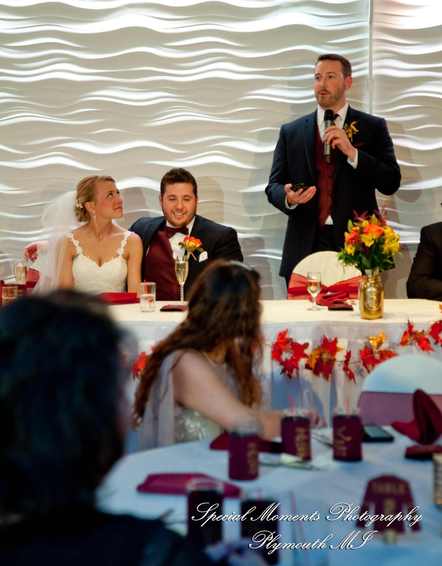 Leanne & Daniel at Arnaldo's Banquet Center Riverview MI wedding photograph