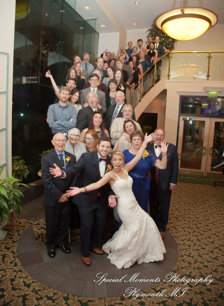 Leanne & Daniel at Arnaldo's Banquet Center Riverview MI wedding photograph