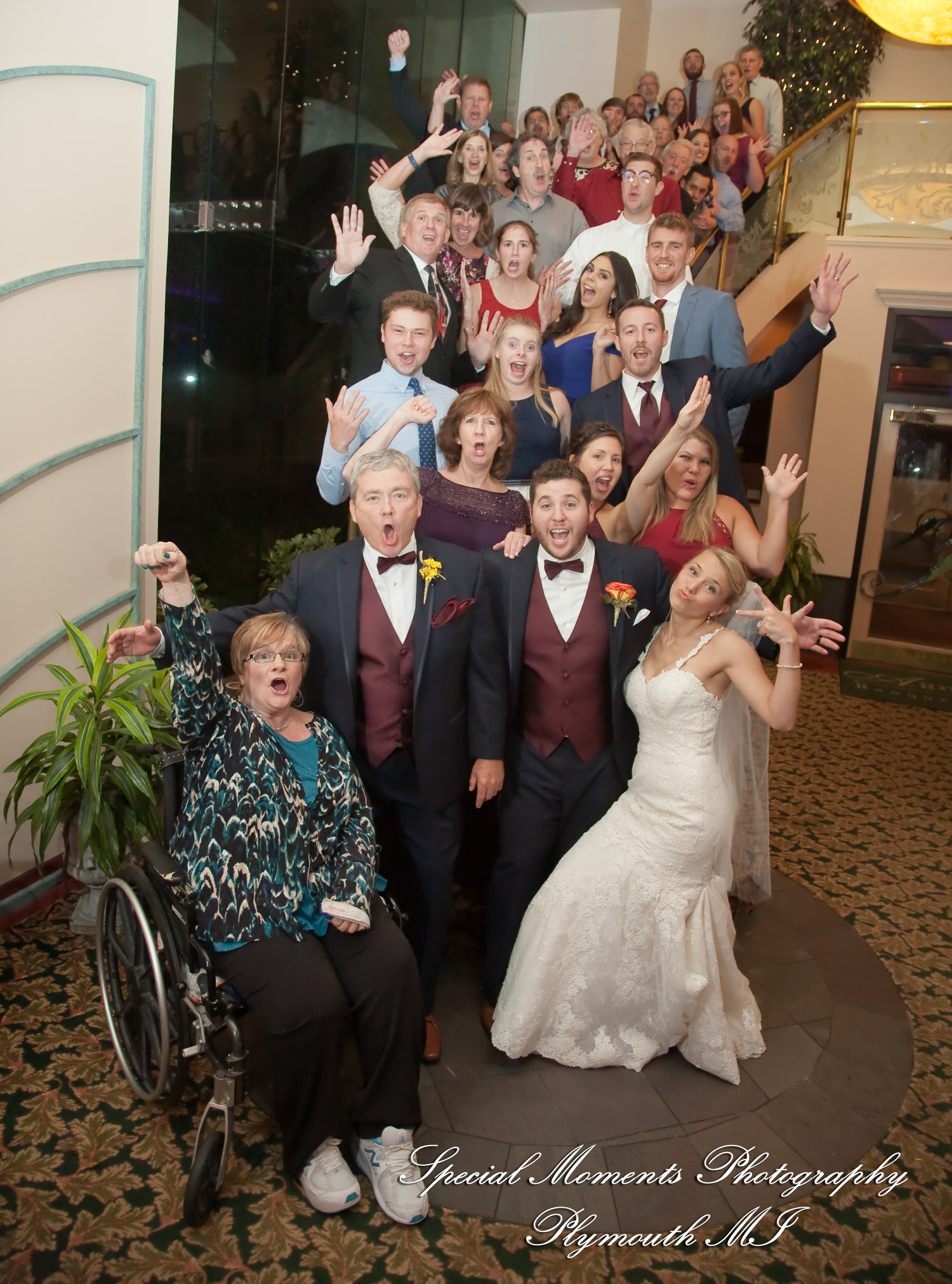 Leanne & Daniel at Arnaldo's Banquet Center Riverview MI wedding photograph