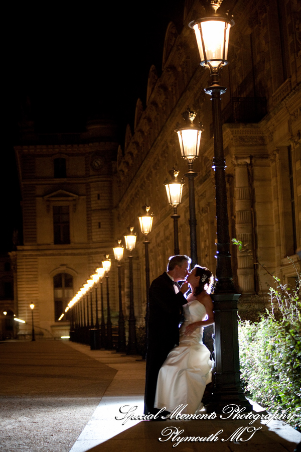 The Louvre Museum Paris France wedding photograph