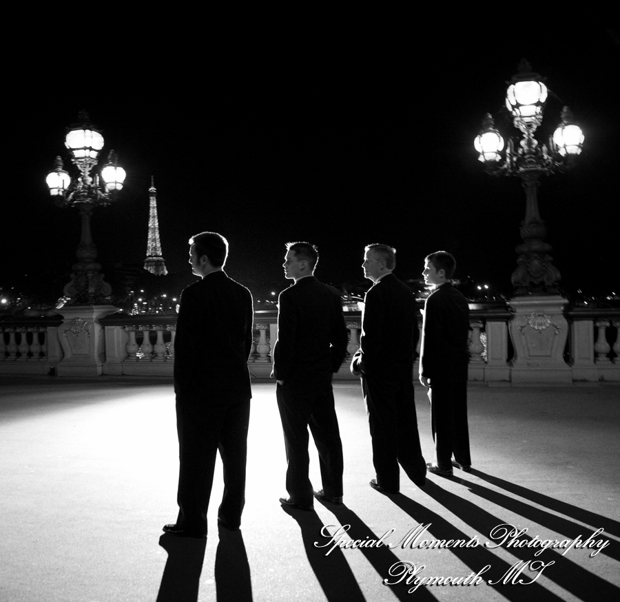 Pont Alexandre III Paris France wedding photograph
