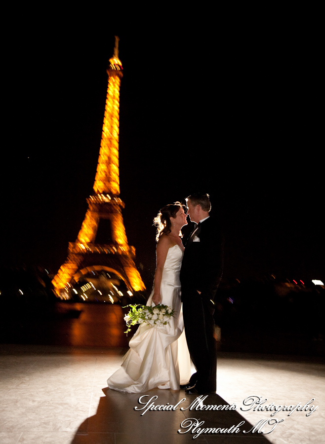 Eiffel Tower Paris France wedding photograph