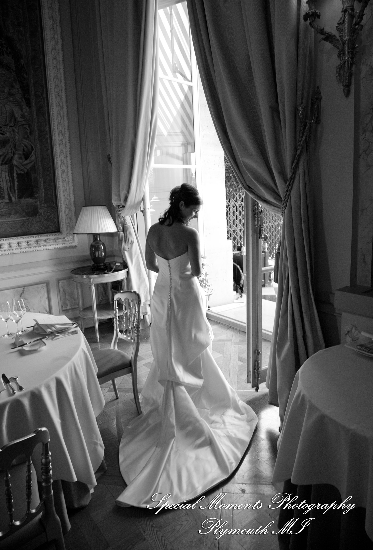 Mark & Colleen at Hotel de Crillon Paris France wedding photograph
