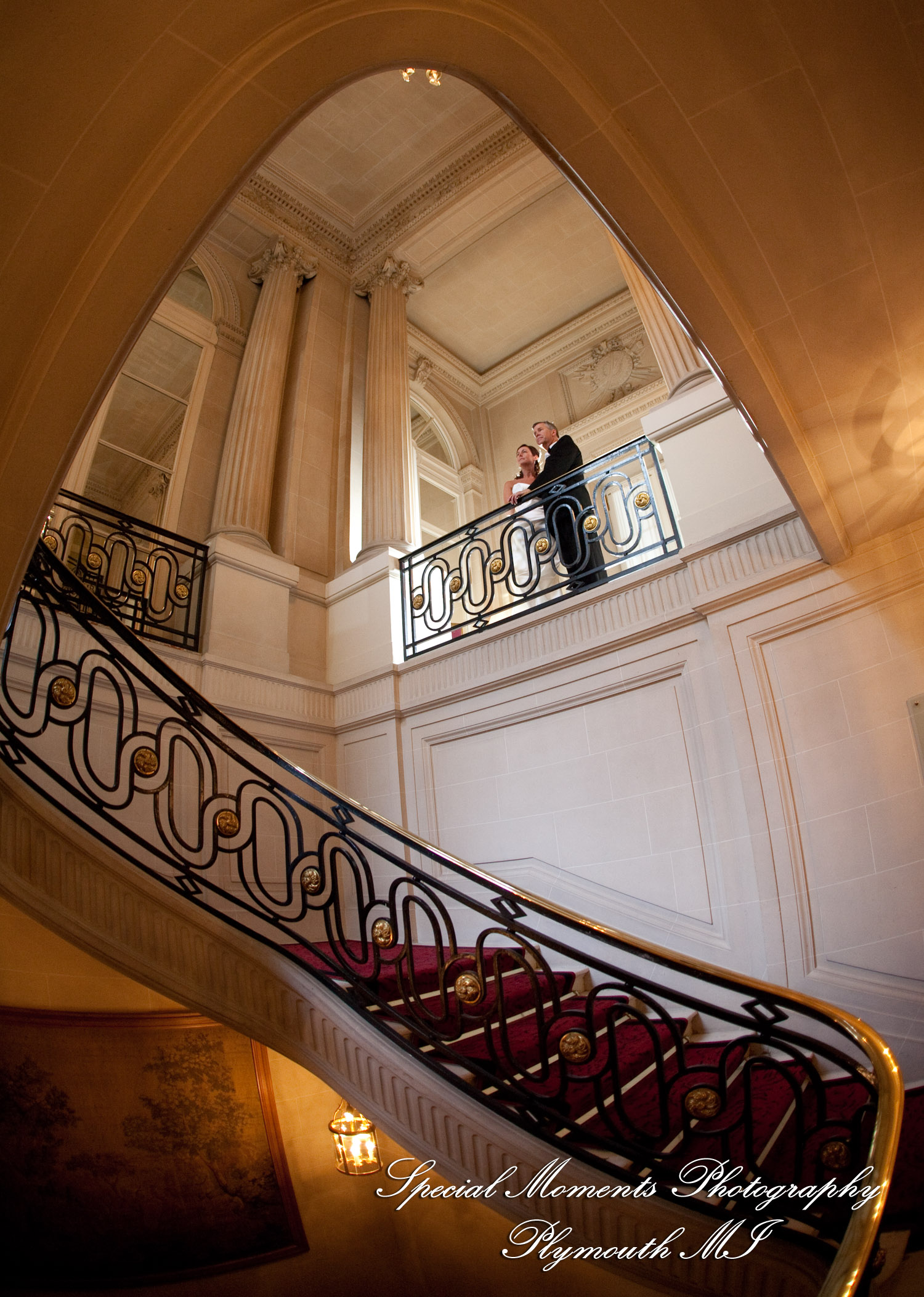 Mark & Colleen at Hotel de Crillon Paris France wedding photograph