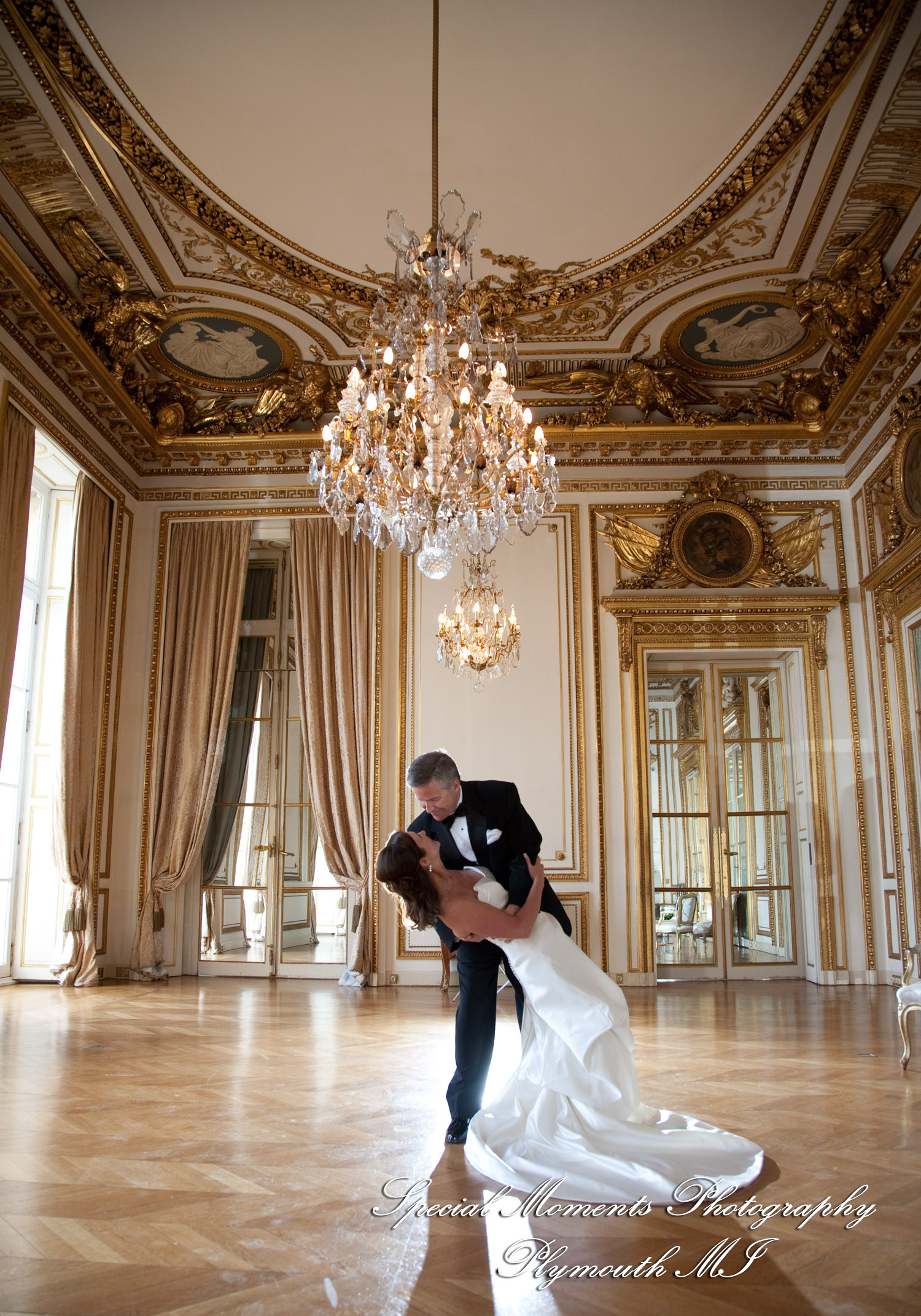 Mark & Colleen at Hotel de Crillon Paris France wedding photograph