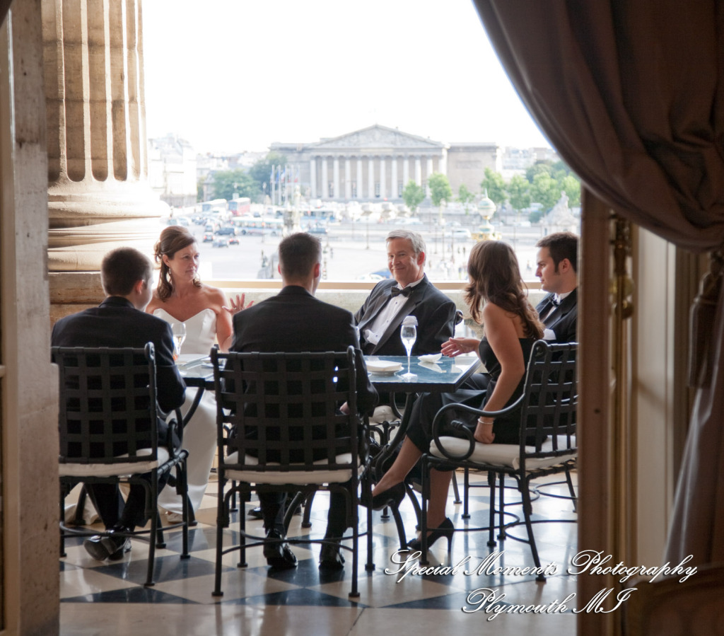 Mark & Colleen at Hotel de Crillon Paris France wedding photograph