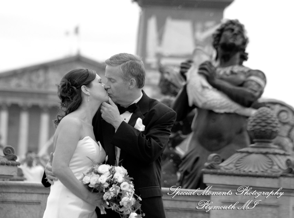 Mark & Colleen at Hotel de Crillon Paris France wedding photograph
