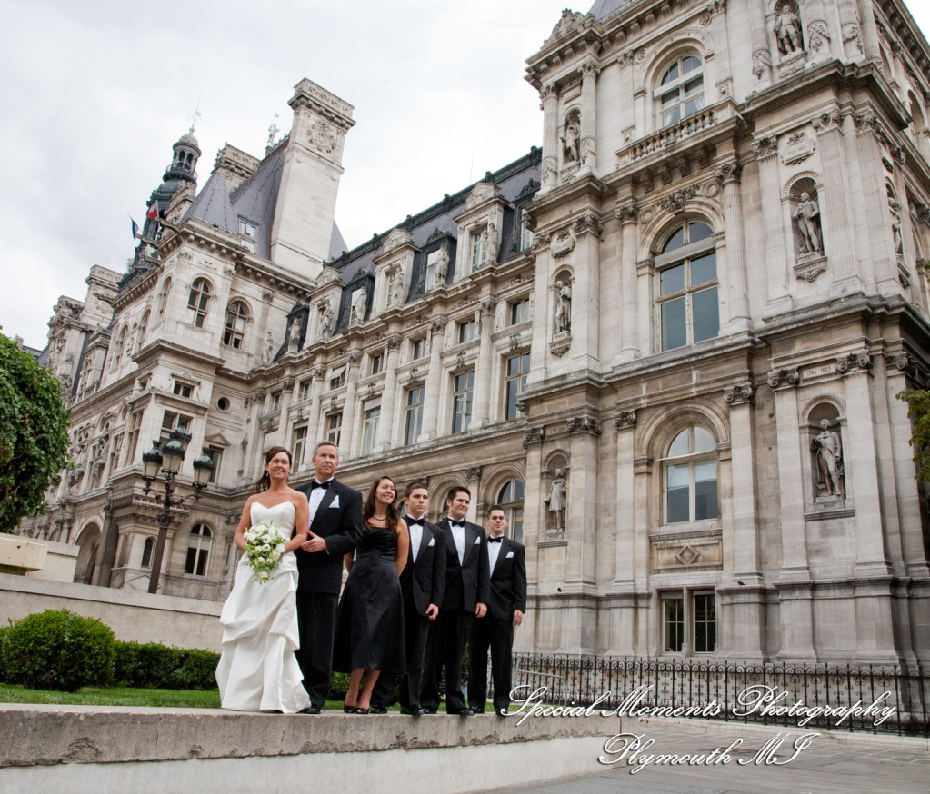 Mark & Colleen at Hotel de Crillon Paris France wedding photograph