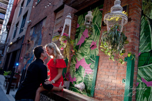 Kelsey & Ryan at The Belt & Z Lot Alley Detroit MI engagement photography