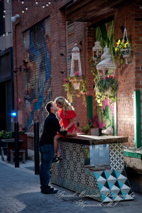 Kelsey & Ryan at The Belt & Z Lot Alley Detroit MI engagement photography
