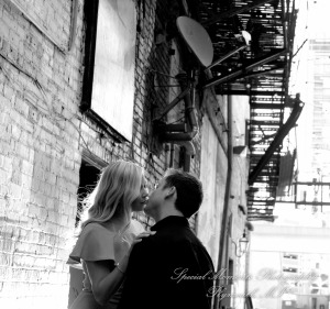 Kelsey & Ryan at The Belt & Z Lot Alley Detroit MI engagement photography