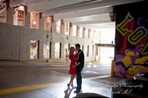 Kelsey & Ryan at The Belt & Z Lot Alley Detroit MI engagement photography