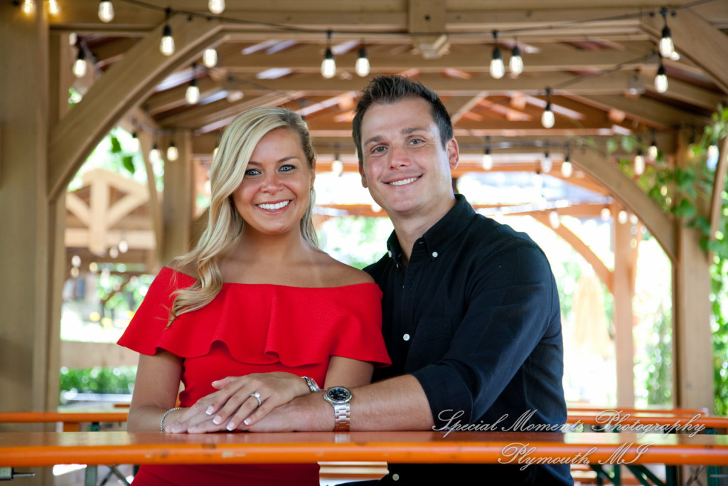 Kelsey & Ryan at The Belt & Z Lot Alley Detroit MI engagement photography