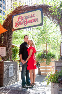Kelsey & Ryan at The Belt & Z Lot Alley Detroit MI engagement photography