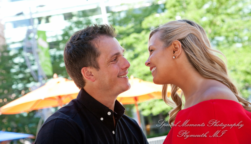 Kelsey & Ryan at The Belt & Z Lot Alley Detroit MI engagement photography