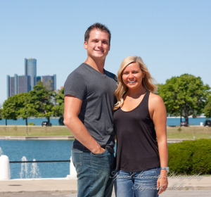 Kelsey & Ryan at Belle Isle Detroit MI engagement photography
