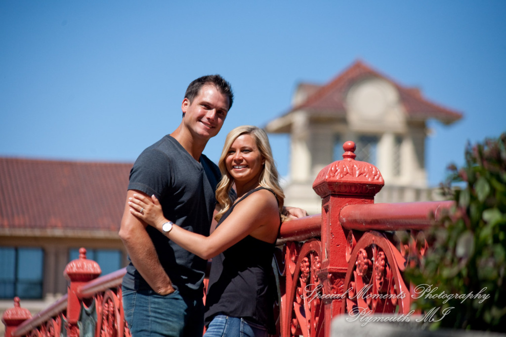 Kelsey & Ryan at Belle Isle Detroit MI engagement photography