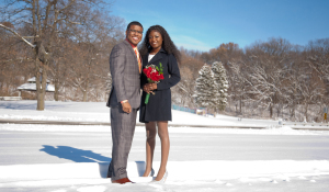 Candace & Jimmie at 35th District Court Plymouth MI wedding photography