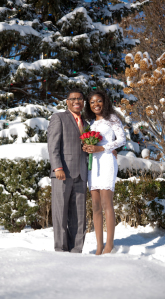 Candace & Jimmie at 35th District Court Plymouth MI wedding photography