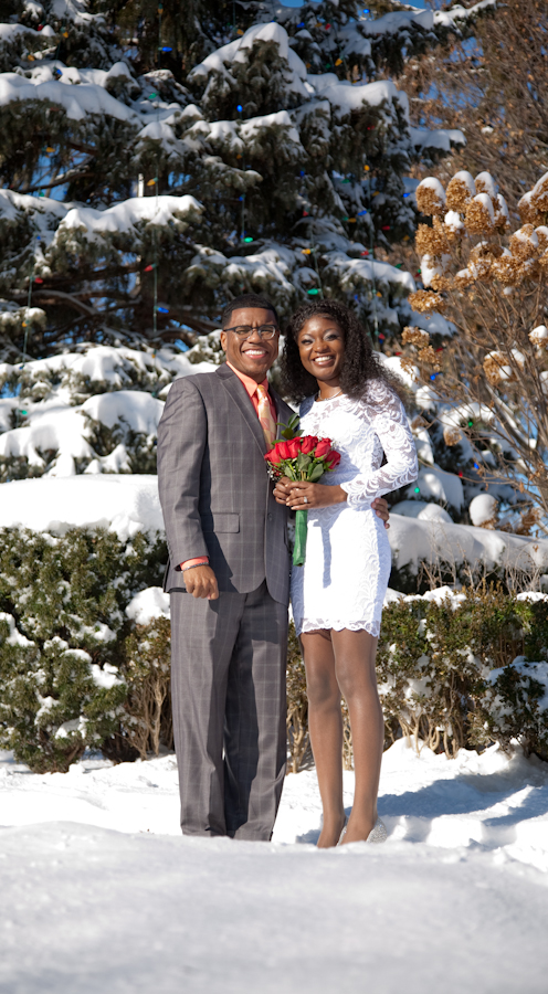 Candace & Jimmie at 35th District Court Plymouth MI wedding photography