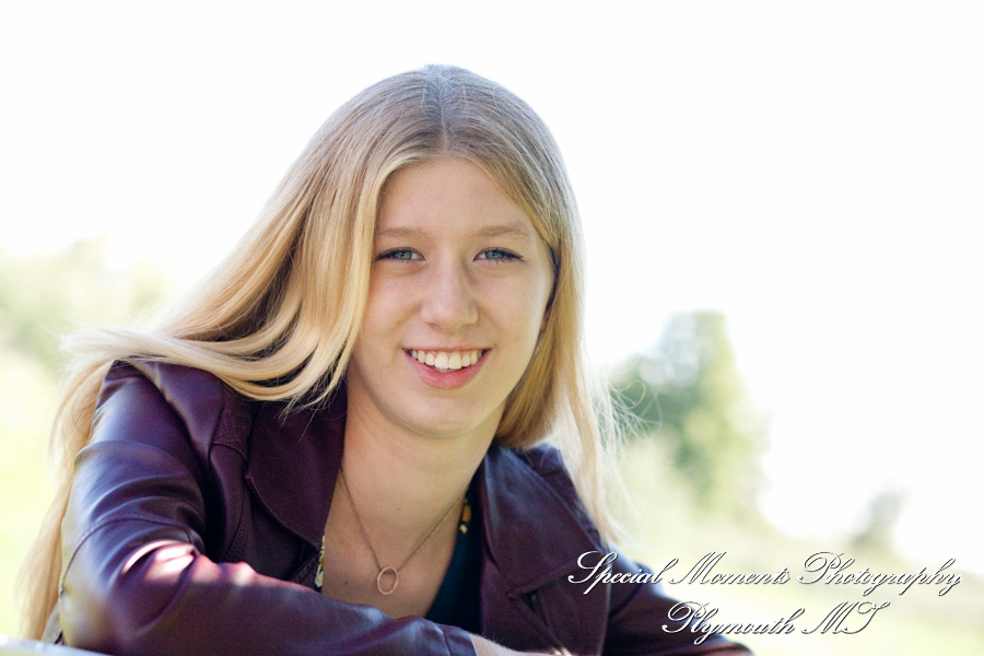 Clare B. at Plymouth Orchard Plymouth MI senior photography