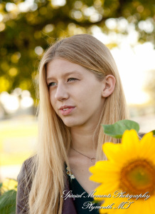 Clare B. at Plymouth Orchard Plymouth MI senior photography