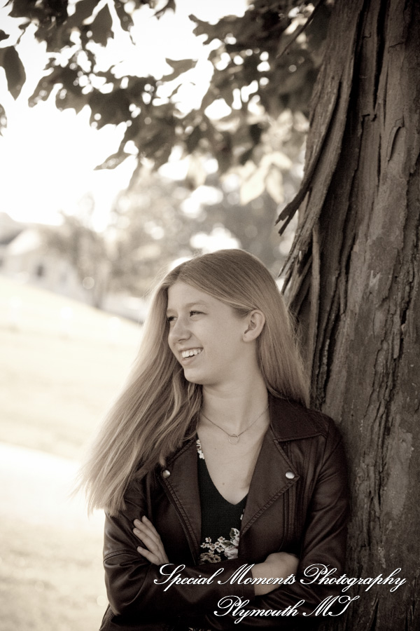 Clare B. at Plymouth Orchard Plymouth MI senior photography